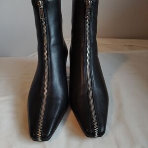 CAVERLEY Pollie Kitten Heel Ankle Boots Black sz 39